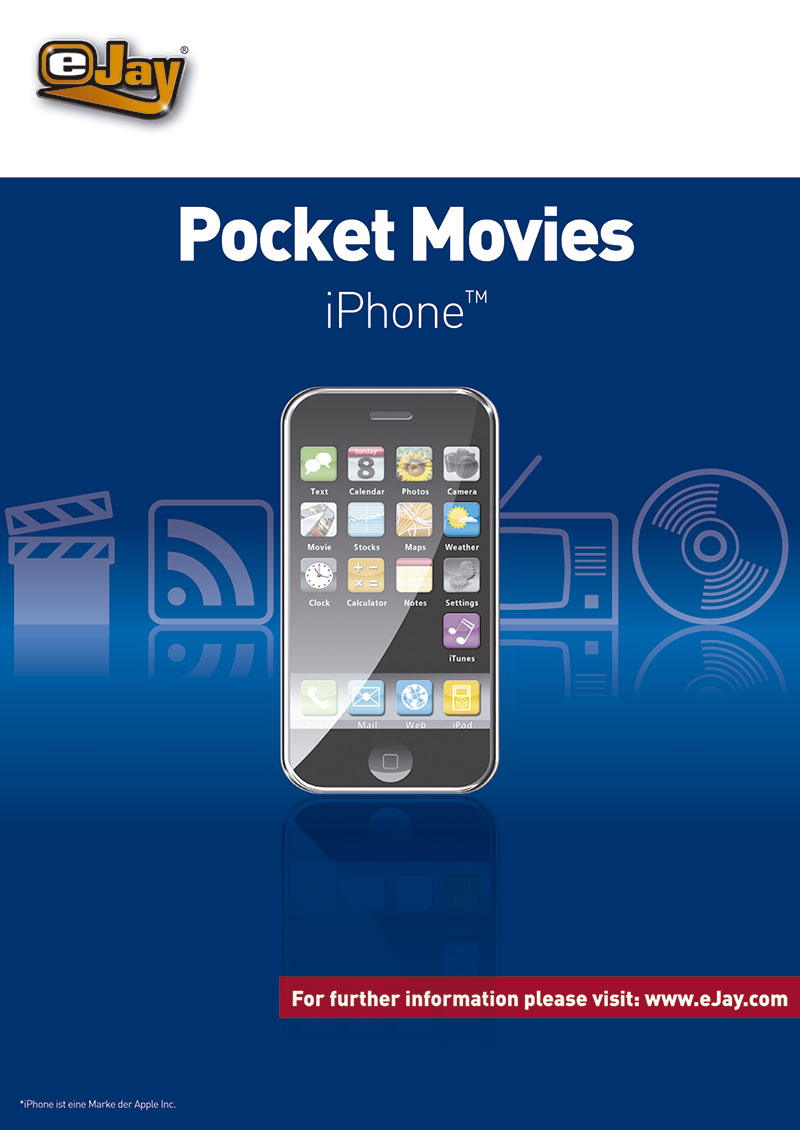 eJay Pocket Movies for iPhone. Audio and video converter for iPhone