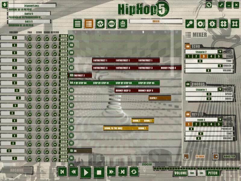 eJay HipHop 5 Reloaded Mixer