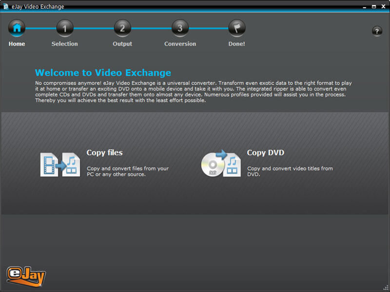 eJay Video Exchange Main Window