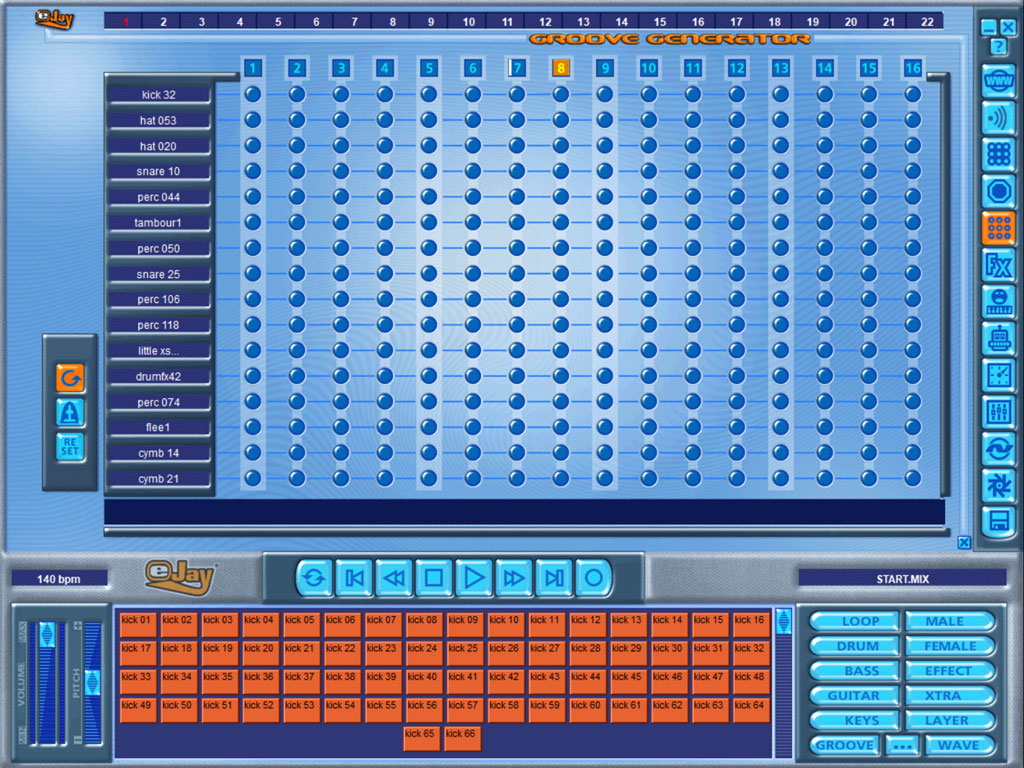 Dance eJay for Schools - Groove Generator
