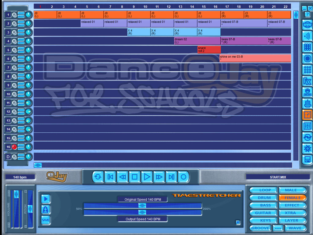 Dance eJay for Schools - Time Stretcher